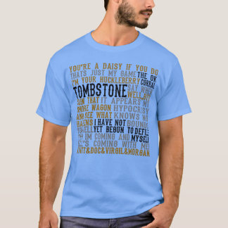 Camiseta Citas de la película Tumba de piedra chica