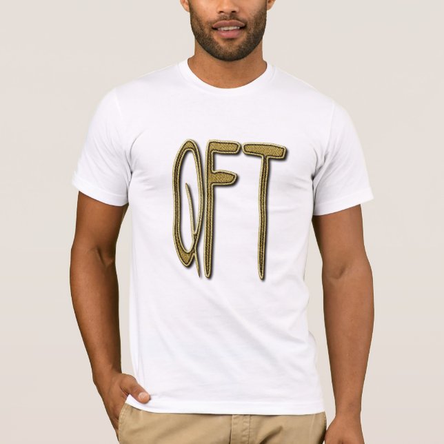 Camiseta Citas de la verdad de moda de QFT, palabras y jerg (Anverso)
