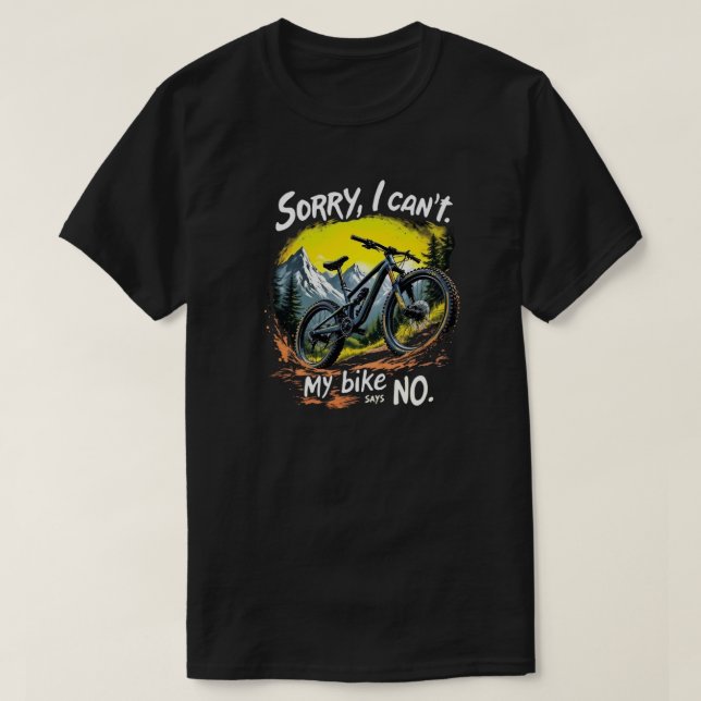 Camiseta Citas de Lover sobre ciclismo de aventura divertid (Diseño del anverso)