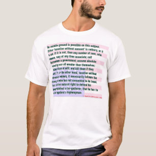 Camiseta - Citas de Lysander Spooner - 1867