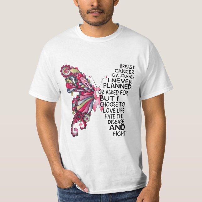 Camiseta Citas de mariposa de vidrio manchado (Anverso)