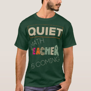Camiseta Citas de matemáticas Inspiradoras retro