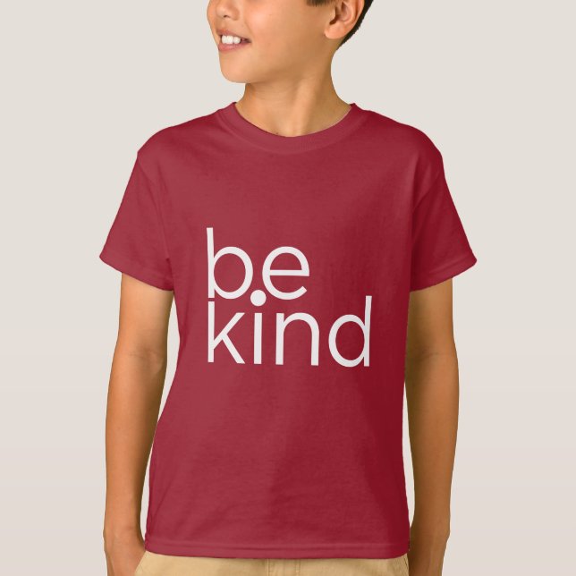Camiseta citas de motivación para niños - sean amables - ca (Anverso)