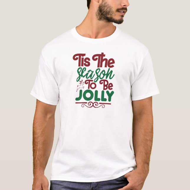 Camiseta Citas de Navidad alegres y brillantes (Anverso)