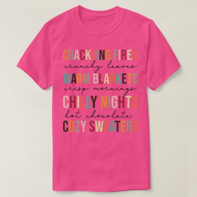 Camiseta Citas de otoño (Diseño del anverso)
