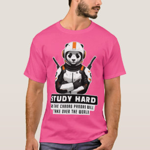 Camiseta Citas de panda animal cyborg retro