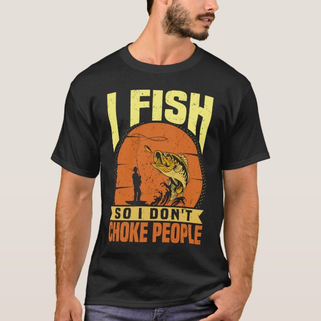 Camiseta Citas de Pesca Chiste Sarcasmo (Anverso)