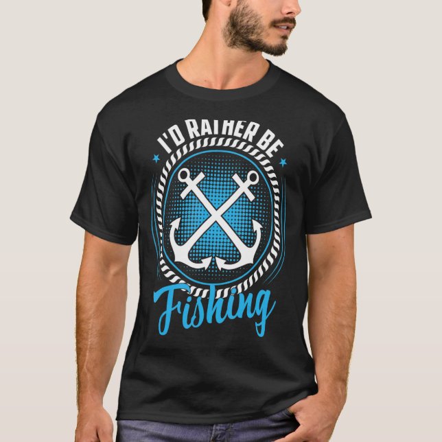 Camiseta Citas de pescadores que pescan peces sospechosos   (Anverso)
