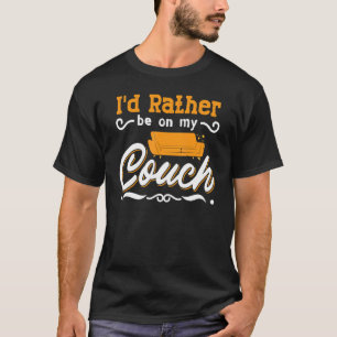 Camiseta Citas de sofá sala de estar de patata