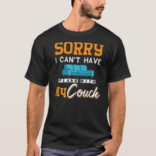 Camiseta Citas de sofá sala de estar de patata