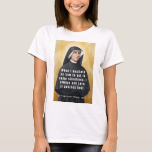Camiseta Citas de Sta. Faustina Kowalska Misericordia Divin
