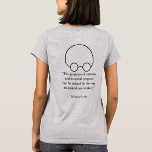 Camiseta Citas de un líder sabio, "la grandeza… "