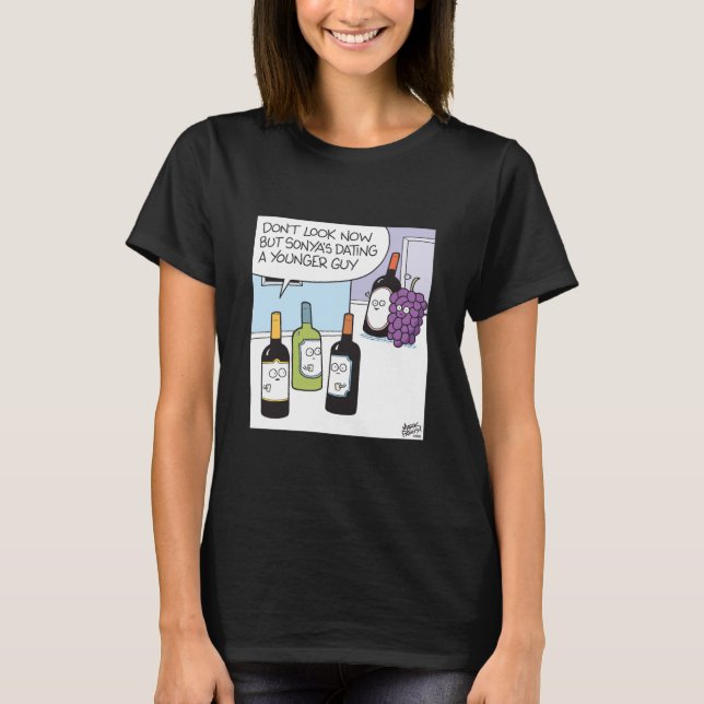 Camiseta Citas de uva y vino  (Anverso)