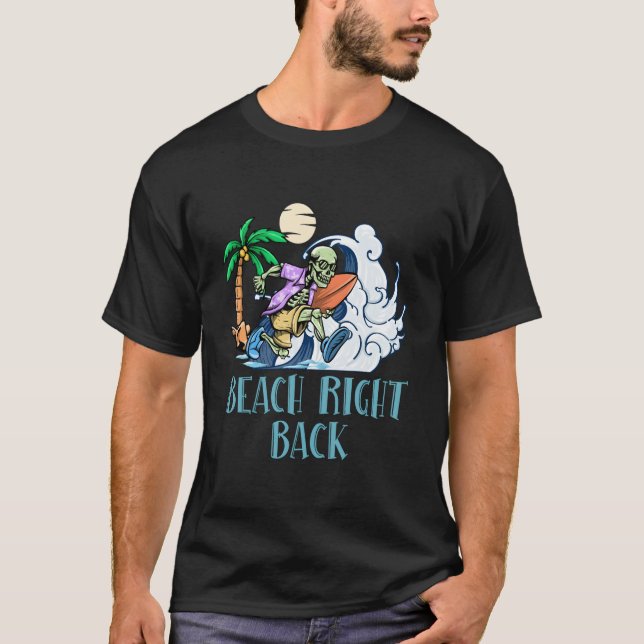 Camiseta Citas de verano de playa tropical Oc (Anverso)