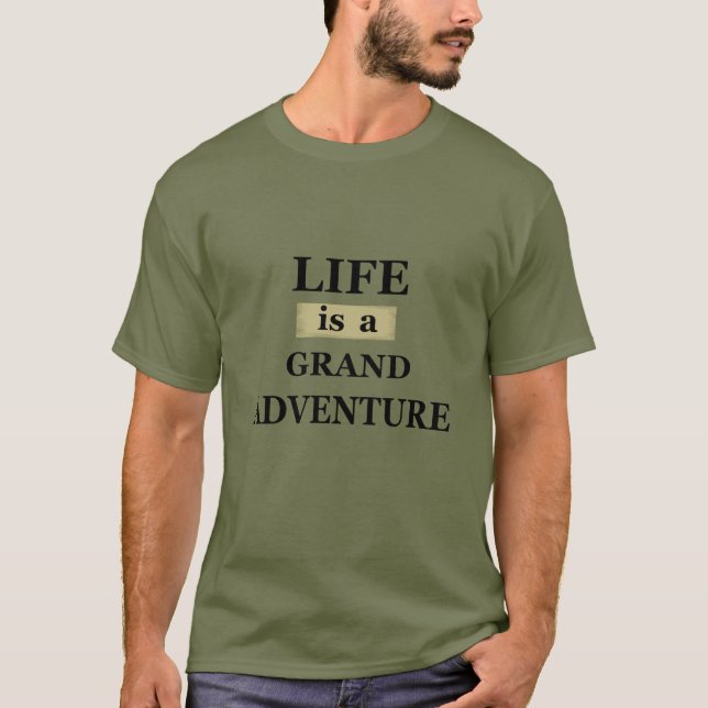 Camiseta Citas de vida motivacionales (Anverso)