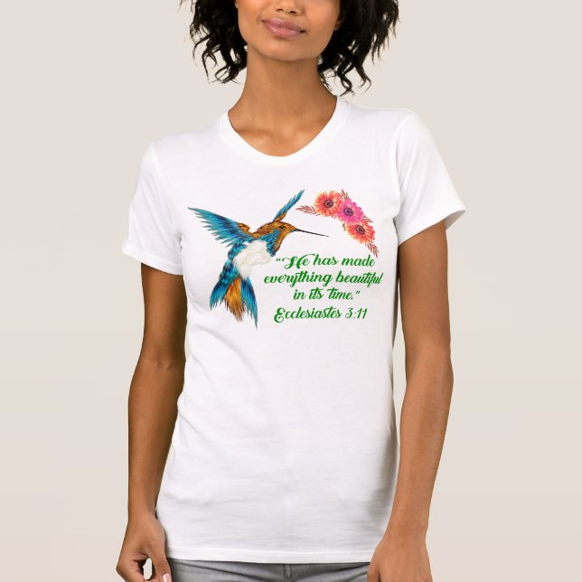 Camiseta Citas del colibrí (Anverso)