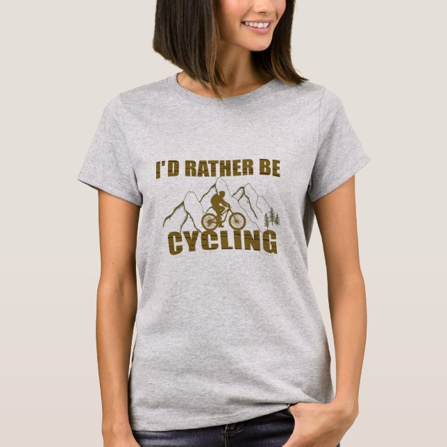 Camiseta Citas divertidas de ciclismo (Anverso)
