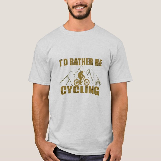 Camiseta Citas divertidas de ciclismo (Anverso)