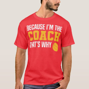 Camiseta Citas Divertidas de Entrenadores de Baloncesto Por