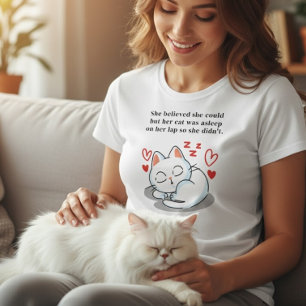 Camiseta Citas divertidas de gato durmiendo