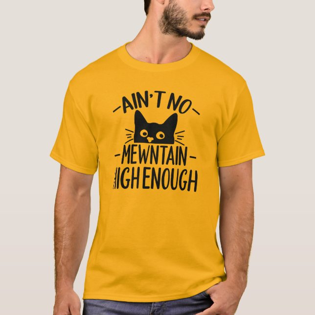 Camiseta Citas Divertidas de Gatos (Anverso)