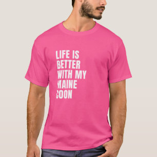 Camiseta Citas divertidas de Maine Coon Cat