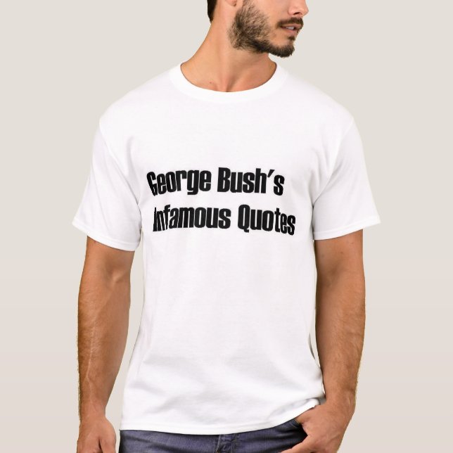 Camiseta Citas divertidas de nuestro presidente (Anverso)