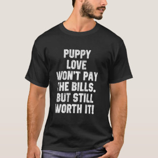 Camiseta Citas Divertidas de Papá Perro Amor de Cachorro No