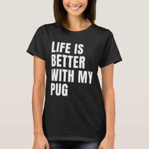 Camiseta Citas Divertidas de Perros Pug 453