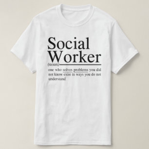 Camiseta citas divertidas de Social Worker