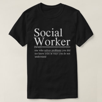 Camiseta citas divertidas de Social Worker