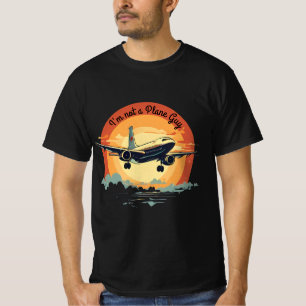 Camiseta Citas divertidas del avión de vuelo Sunset