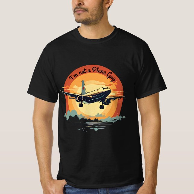 Camiseta Citas divertidas del avión de vuelo Sunset (Anverso)