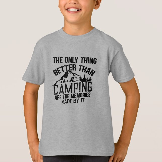 Camiseta Citas divertidas del eslogan del camper en verano (Anverso)
