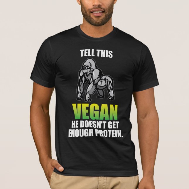Camiseta Citas divertidas del vegano de la forma de vida (Anverso)
