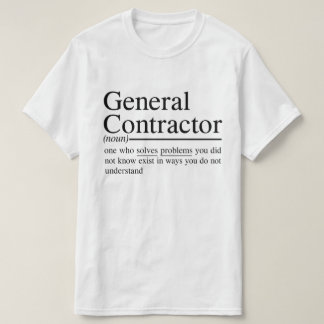 Camiseta citas divertidas para General Contractor