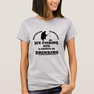 Camiseta Citas divertidas sobre el alcohol y la pesca en el