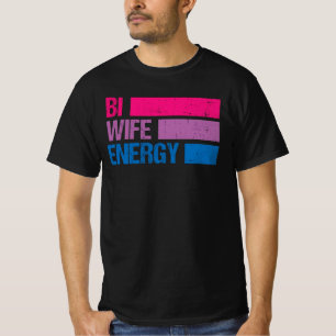 Camiseta citas energéticas de la esposa de Bi