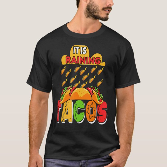 Camiseta citas Es el día nacional de Tacos Lluvia (Anverso)