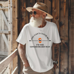 Camiseta Citas graciosas con barba de jengibre