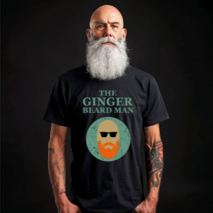 Camiseta Citas graciosas con barba de jengibre barba hombre
