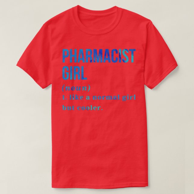 Camiseta Citas graciosas de Chicas farmacéuticos 1 (Diseño del anverso)