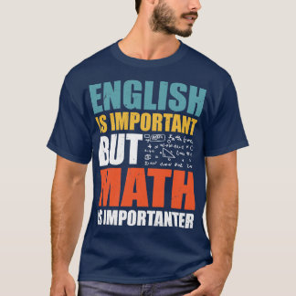 Camiseta Citas graciosas de matemáticas