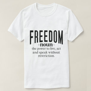 Camiseta Citas Inspiradoras de Freedom Retro: Wisdo eterno