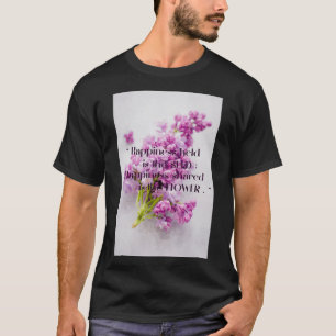 Camiseta Citas Inspiradoras florales