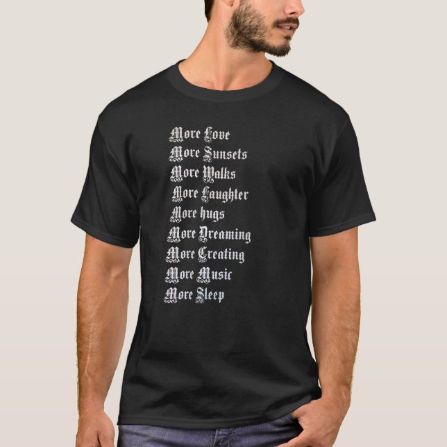 Camiseta Citas inspiradoras más risas amor motivación (Anverso)