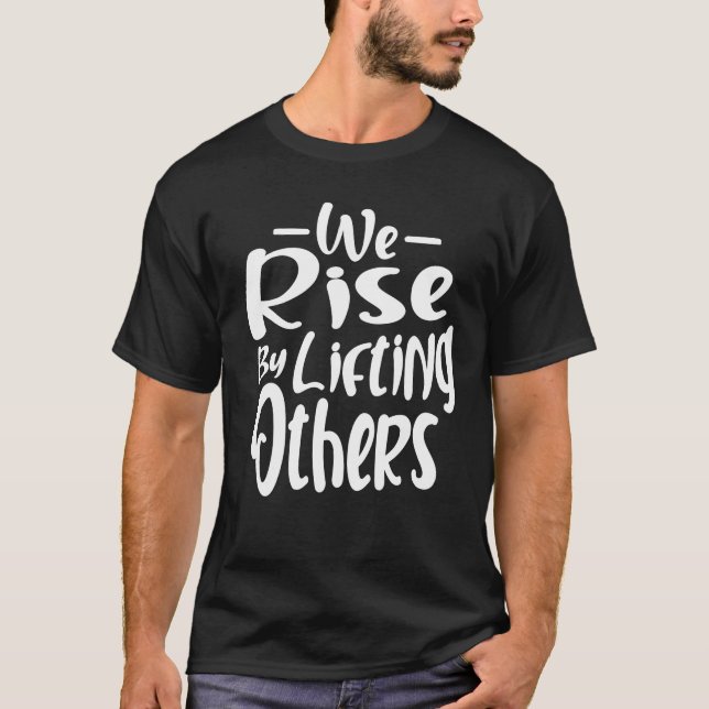 Camiseta Citas inspiradoras que subimos levantando otras (Anverso)
