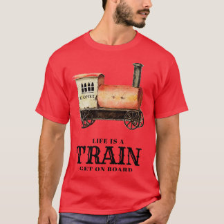 Camiseta Citas inspiradoras sobre el tren