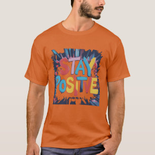 Camiseta citas Mantén una Actitud Positiva chico