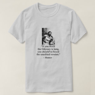 Camiseta Citas Modernas Erróneas - Homero